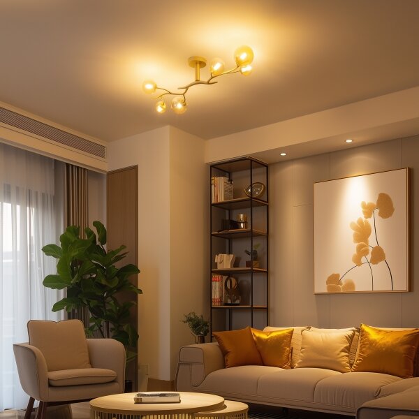 Brilagi - LED Přisazený lustr MISTEL 6xG9/3W/230V zlatá