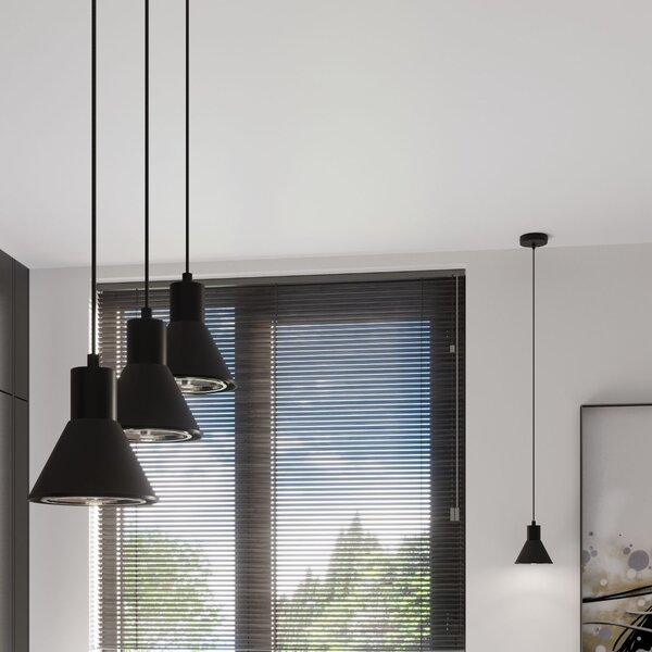 Sollux Lighting Závěsné svítidlo TALEJA 1 Černá [ES111]