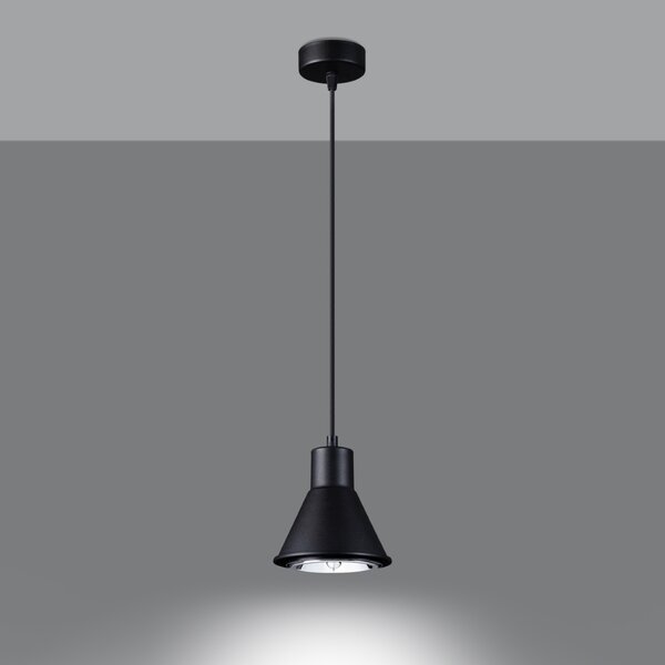 Sollux Lighting Závěsné svítidlo TALEJA 1 Černá [ES111]