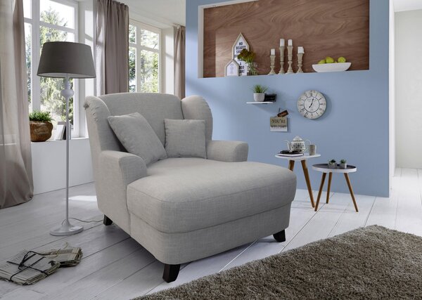 XXL KŘESLO, textil, kompozitní dřevo, barvy stříbra Sit & More - Online Only křesla & taburety, Online Only