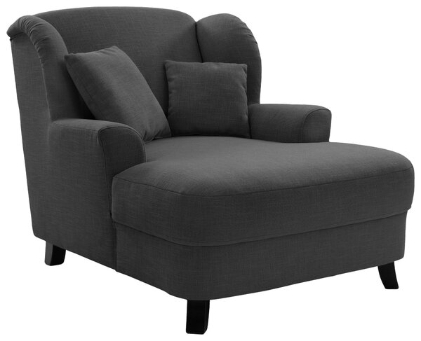 XXL KŘESLO, textil, kompozitní dřevo, tmavě šedá Sit & More - Online Only křesla & taburety, Online Only