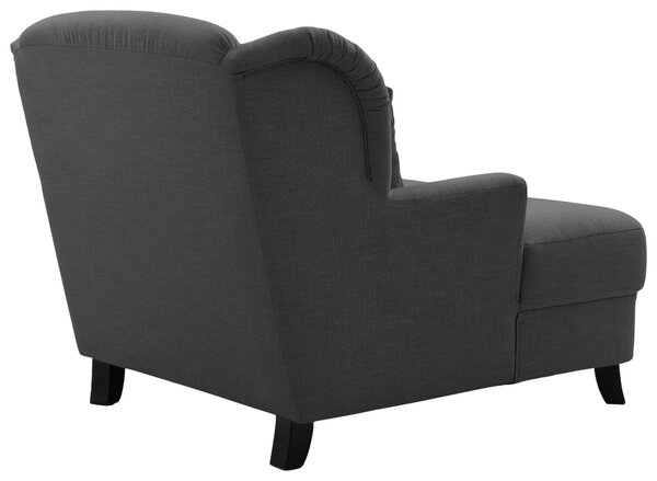 XXL KŘESLO, textil, kompozitní dřevo, tmavě šedá Sit & More - Online Only křesla & taburety, Online Only