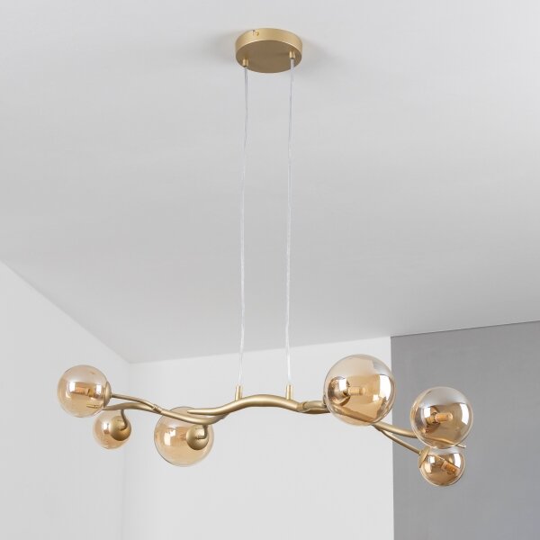 Brilagi - LED Lustr na lanku MISTEL 6xG9/3W/230V zlatá