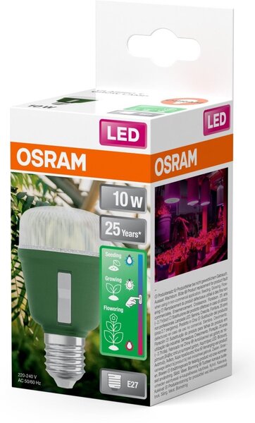LED žárovka pro pěstování rostlin Star Grow Lamp T 60, 10W, Čirá, E27