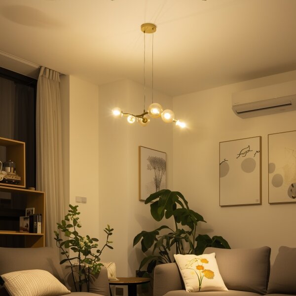 Brilagi - LED Lustr na lanku MISTEL 6xG9/3W/230V zlatá