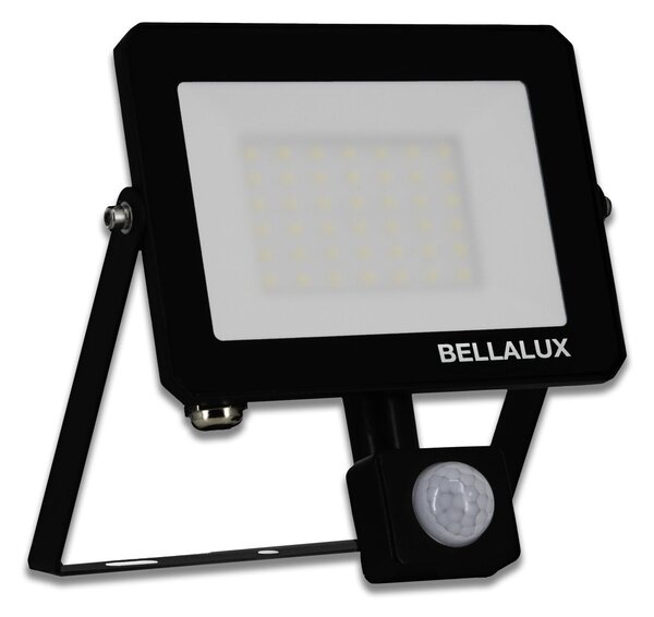 Venkovní LED reflektor se senzorem VITAL, 30W, Teplá bílá, Černý