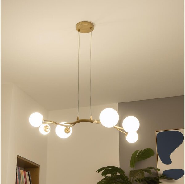Brilagi - LED Lustr na lanku MISTEL 6xG9/3W/230V zlatá/bílá