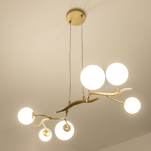 Brilagi - LED Lustr na lanku MISTEL 6xG9/3W/230V zlatá/bílá