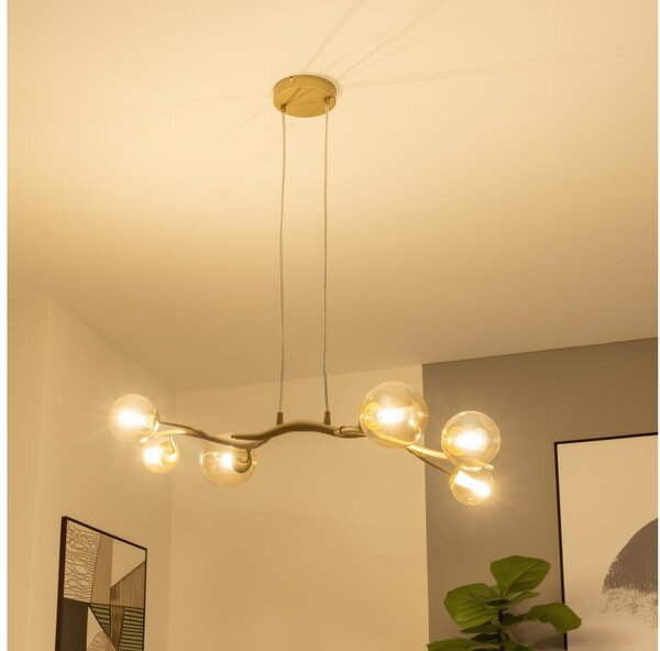 Brilagi - LED Lustr na lanku MISTEL 6xG9/3W/230V zlatá