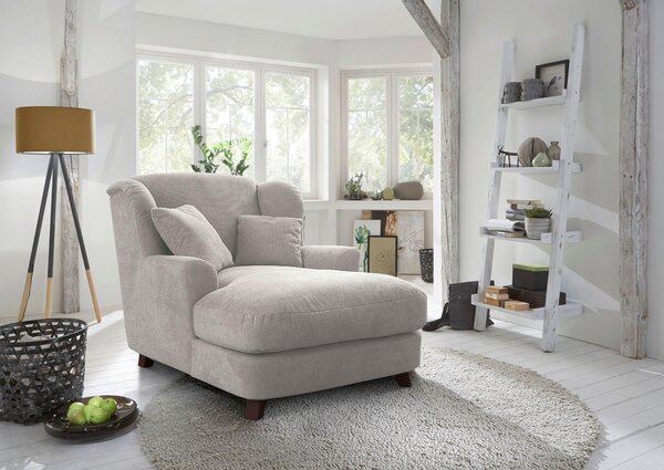 XXL KŘESLO, textil, kompozitní dřevo, krémová Sit & More - Online Only křesla & taburety, Online Only