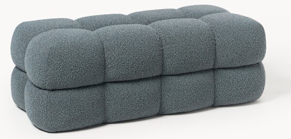 Čalouněná bouclé lavice Ellie