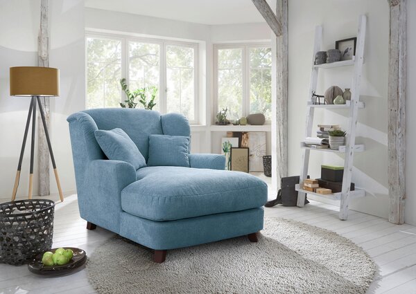 XXL KŘESLO, textil, kompozitní dřevo, světle modrá Sit & More - Online Only křesla & taburety, Online Only