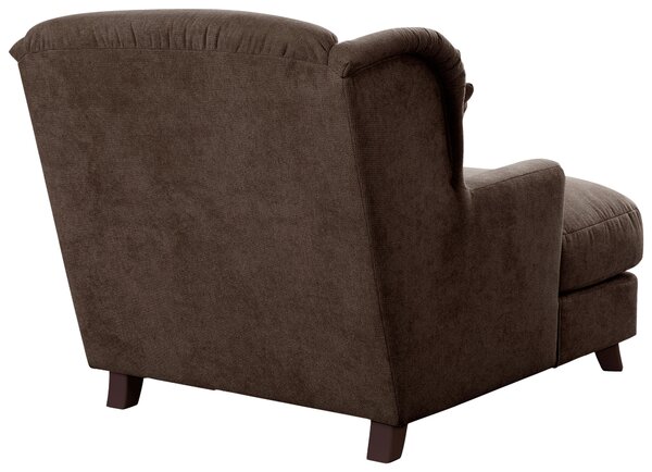 XXL KŘESLO, textil, kompozitní dřevo, tmavě hnědá Sit & More - Online Only křesla & taburety, Online Only