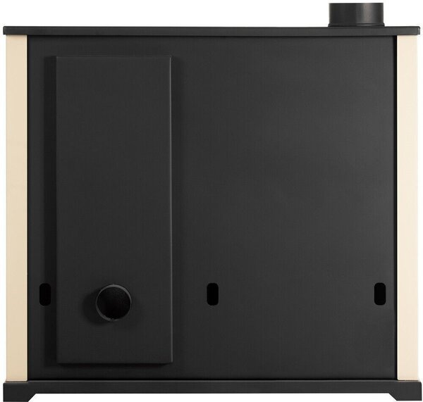 Krbová kamna na dřevo s pečicím prostorem a varnou deskou Pracktik Lux Beige LINKER krb 9,5 kW