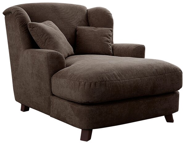 XXL KŘESLO, textil, kompozitní dřevo, tmavě hnědá Sit & More - Online Only křesla & taburety, Online Only