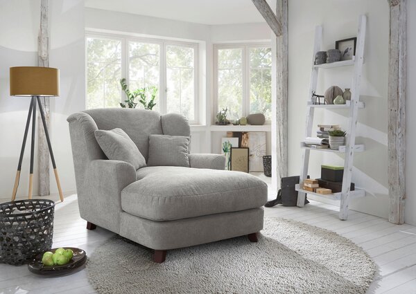 XXL KŘESLO, textil, kompozitní dřevo, barvy stříbra Sit & More - Online Only křesla & taburety, Online Only