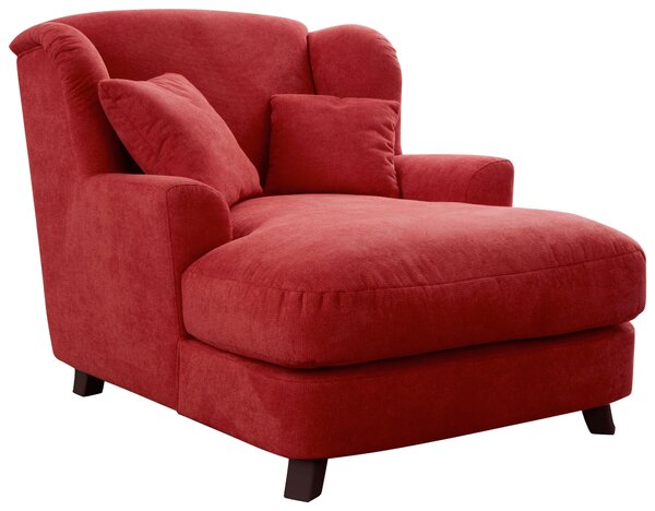 XXL KŘESLO, textil, kompozitní dřevo, červená Sit & More - Online Only křesla & taburety, Online Only