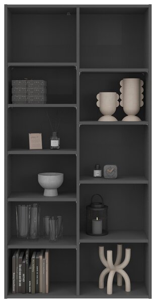 REGÁL, antracitová, 80/160/26 cm Boxxx - Online Only regály & police, Online Only