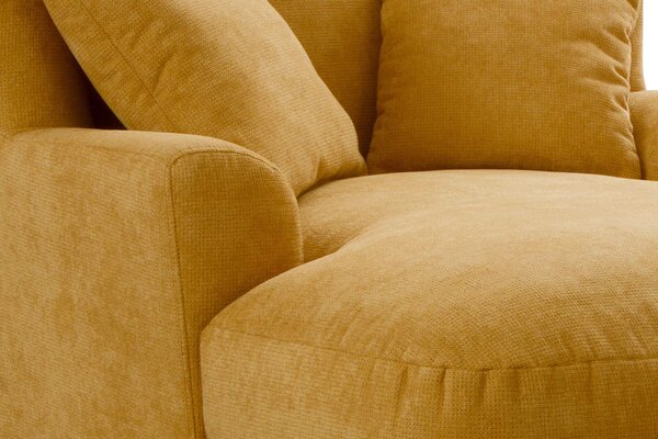 XXL KŘESLO, textil, kompozitní dřevo, hořčicově žlutá Sit & More - Online Only křesla & taburety, Online Only