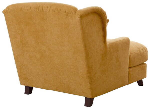 XXL KŘESLO, textil, kompozitní dřevo, hořčicově žlutá Sit & More - Online Only křesla & taburety, Online Only