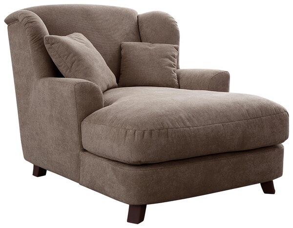 XXL KŘESLO, textil, kompozitní dřevo, šedohnědá Sit & More - Online Only křesla & taburety, Online Only