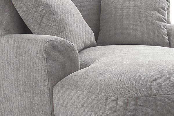 XXL KŘESLO, textil, kompozitní dřevo, barvy stříbra Sit & More - Online Only křesla & taburety, Online Only