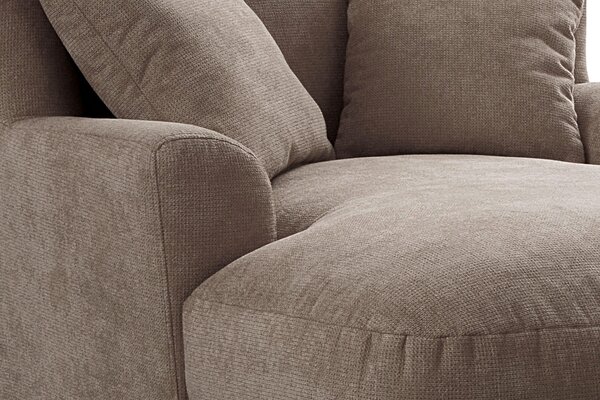 XXL KŘESLO, textil, kompozitní dřevo, šedohnědá Sit & More - Online Only křesla & taburety, Online Only