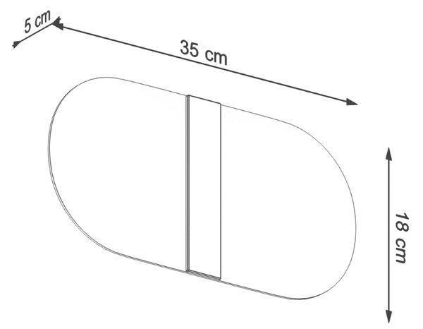 Sollux Lighting Nástěnné svítidlo SALIA
