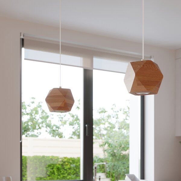 Sollux Lighting Stropní svítidlo WOODY 3 přírodní dřevo