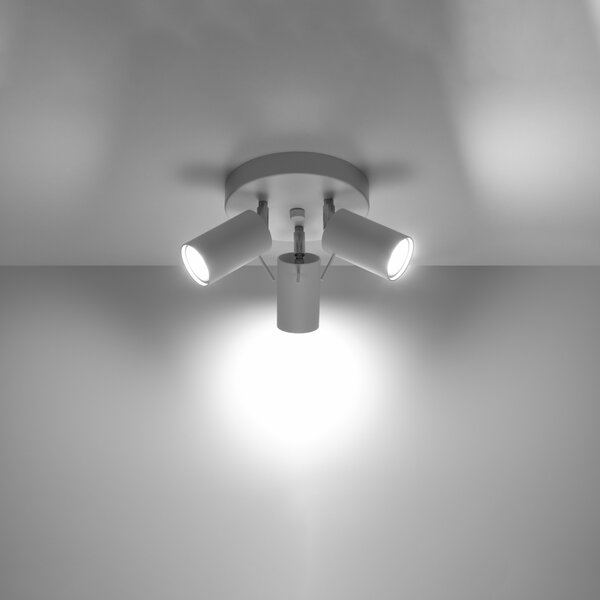 Sollux Lighting Stropní svítidlo RING 3P bílé