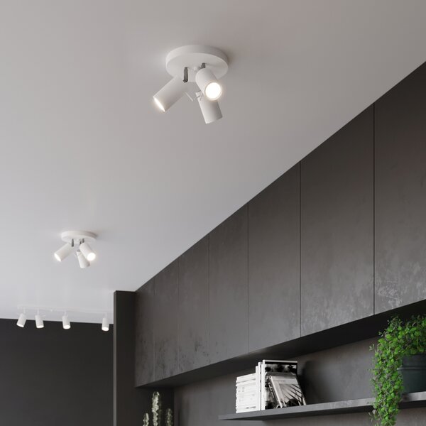 Sollux Lighting Stropní svítidlo RING 3P bílé