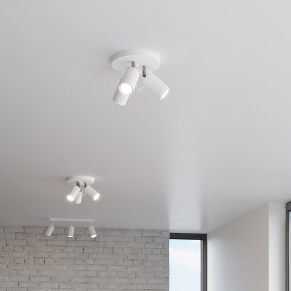 Sollux Lighting Stropní svítidlo RING 3P bílé