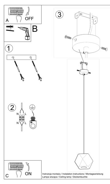 Sollux Lighting Závěsné svítidlo WOODY přírodní dřevo