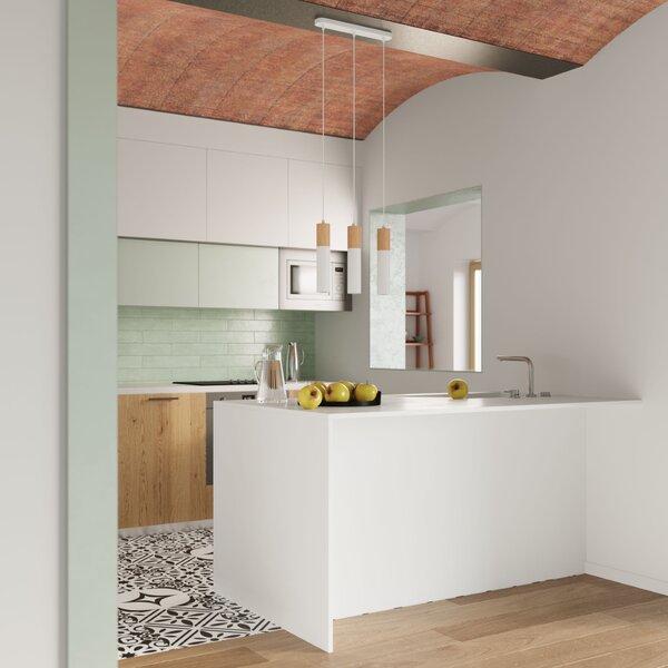 Sollux Lighting Závěsné svítidlo PABLO 3P bílé