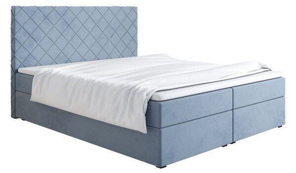 Čalouněná postel 180x200 LILLIANA 2 - modrá