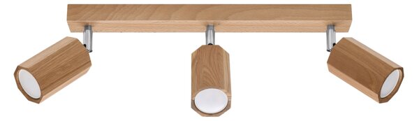 Sollux Lighting Stropní svítidlo ZEKE 3 dub