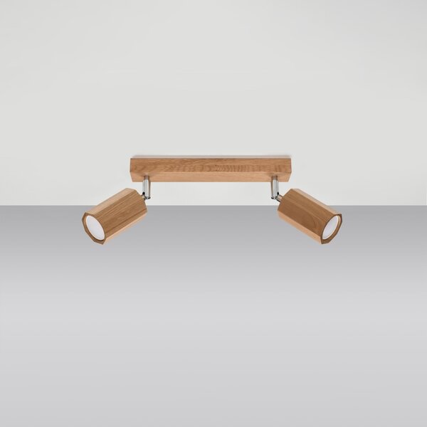 Sollux Lighting Stropní svítidlo ZEKE 2 dub