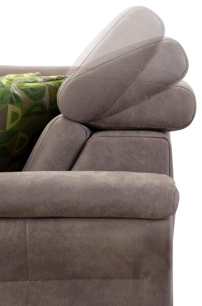 ROHOVÁ SEDAČKA, textil, hnědá Sit & More - Sedací soupravy, Online Only