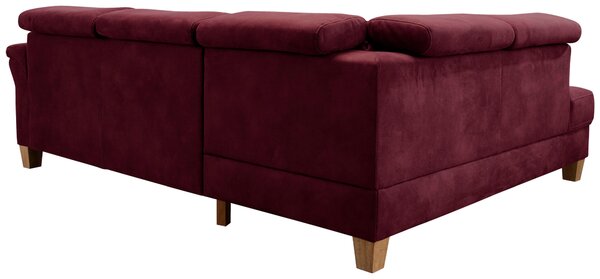 ROHOVÁ SEDAČKA, textil, bordeaux Sit & More - Sedací soupravy, Online Only