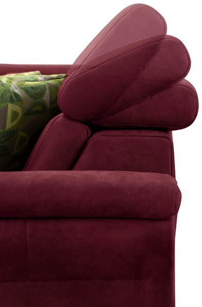 ROHOVÁ SEDAČKA, textil, bordeaux Sit & More - Sedací soupravy, Online Only