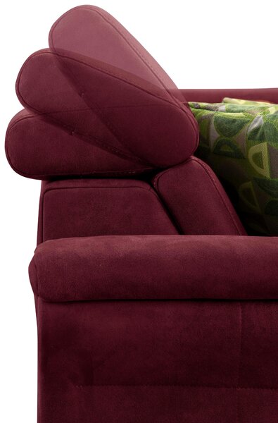 ROHOVÁ SEDAČKA, textil, bordeaux Sit & More - Sedací soupravy, Online Only
