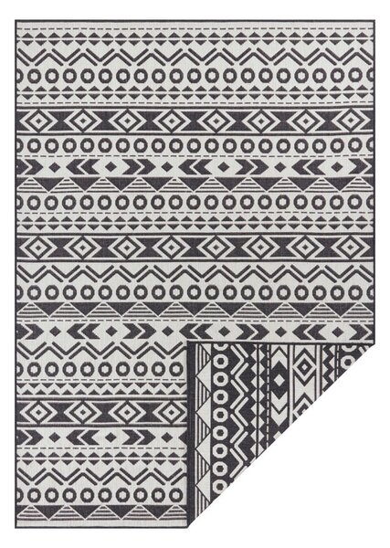 Černo-bílý venkovní koberec Ragami Roma, 80 x 150 cm