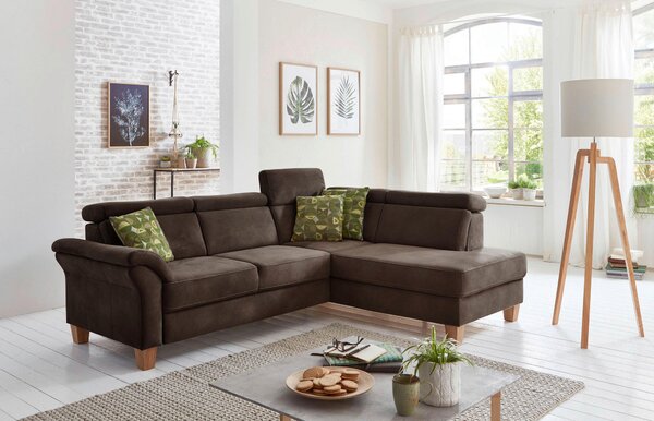 ROHOVÁ SEDAČKA, textil, mokka Sit & More - Sedací soupravy, Online Only