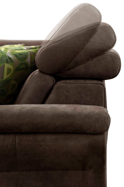 ROHOVÁ SEDAČKA, textil, mokka Sit & More - Sedací soupravy, Online Only