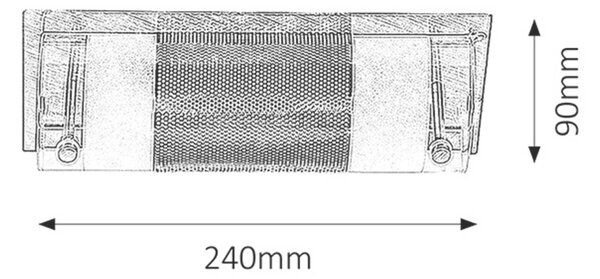 Rabalux nástěnné svítidlo Periodic E14 1x MAX 40W chromová 5800