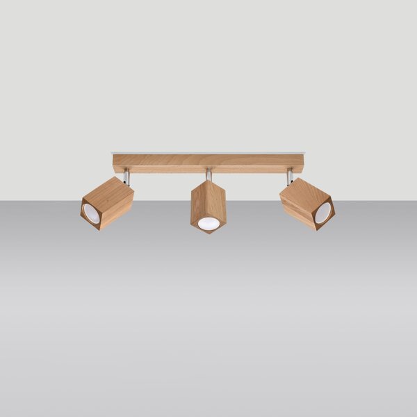 Sollux Lighting Stropní svítidlo KEKE 3 dub