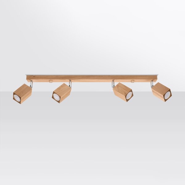 Sollux Lighting Stropní svítidlo KEKE 4 dub