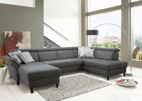 SEDACÍ SOUPRAVA, textil, antracitová Sit & More - Sedací soupravy, Online Only