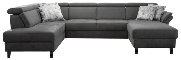 SEDACÍ SOUPRAVA, textil, antracitová Sit & More - Sedací soupravy, Online Only