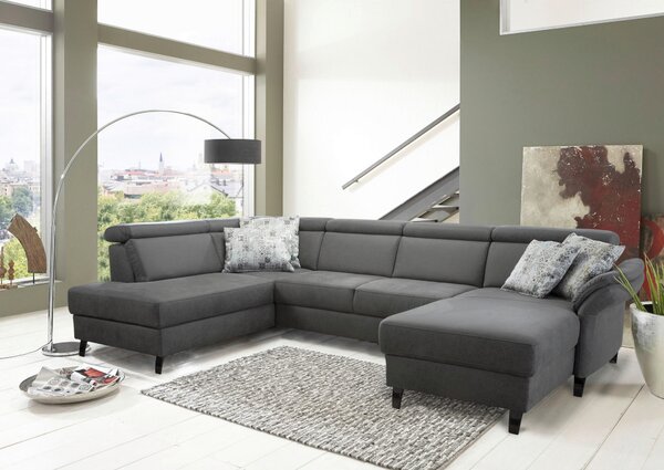 SEDACÍ SOUPRAVA, textil, antracitová Sit & More - Sedací soupravy, Online Only